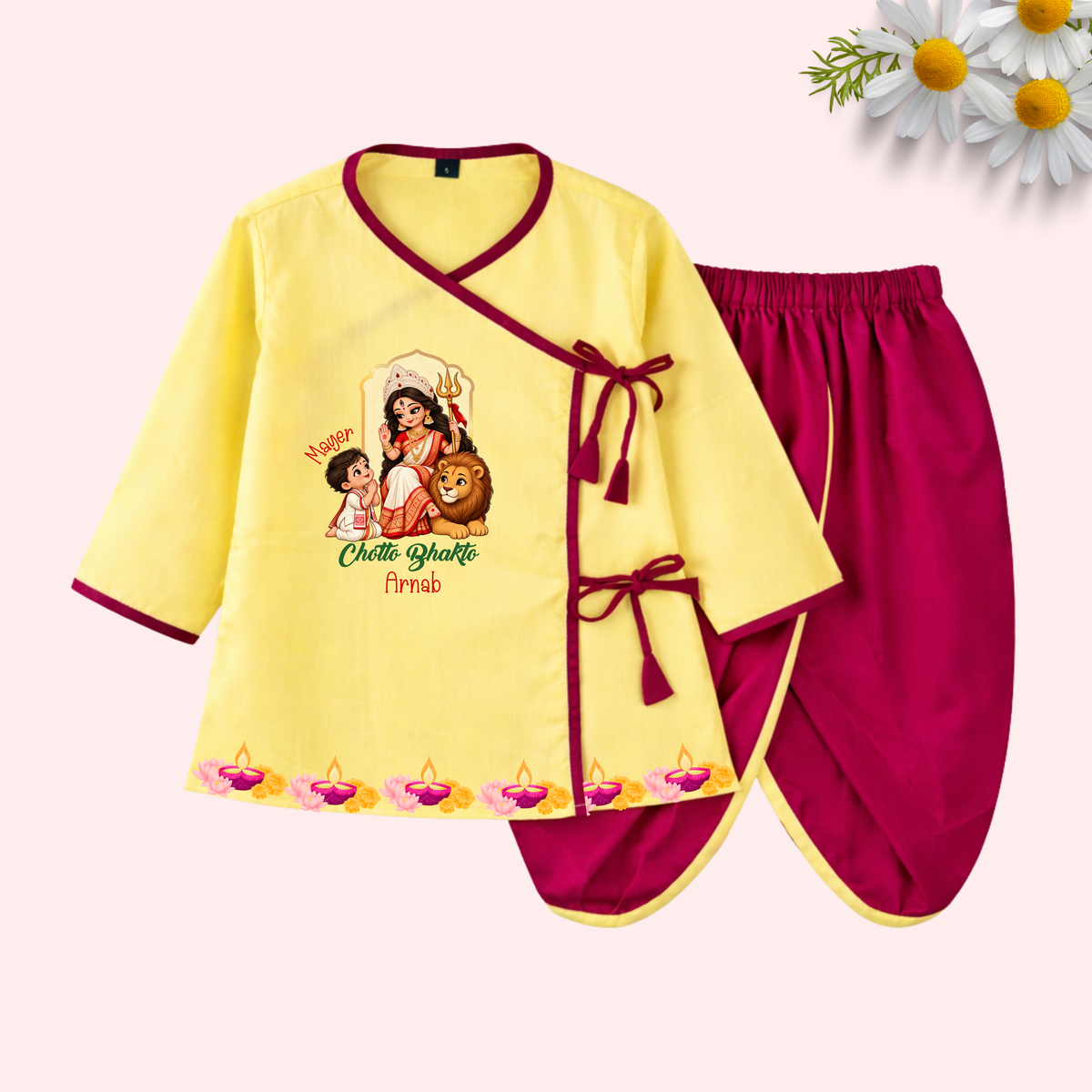 Mayer Chotto Bhakto  Dhoti Kurta set