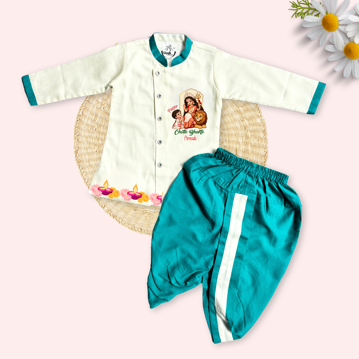 Mayer Chotto Bhakto  Dhoti Kurta set