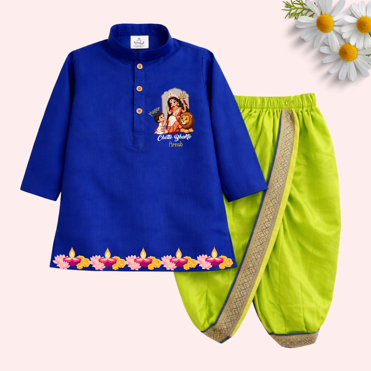 Mayer Chotto Bhakto  Dhoti Kurta set
