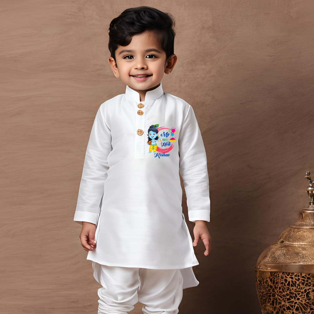 My first Holi (Kurta set)