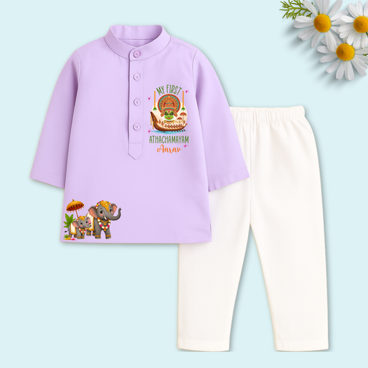 My First Athachamayam Kurta set