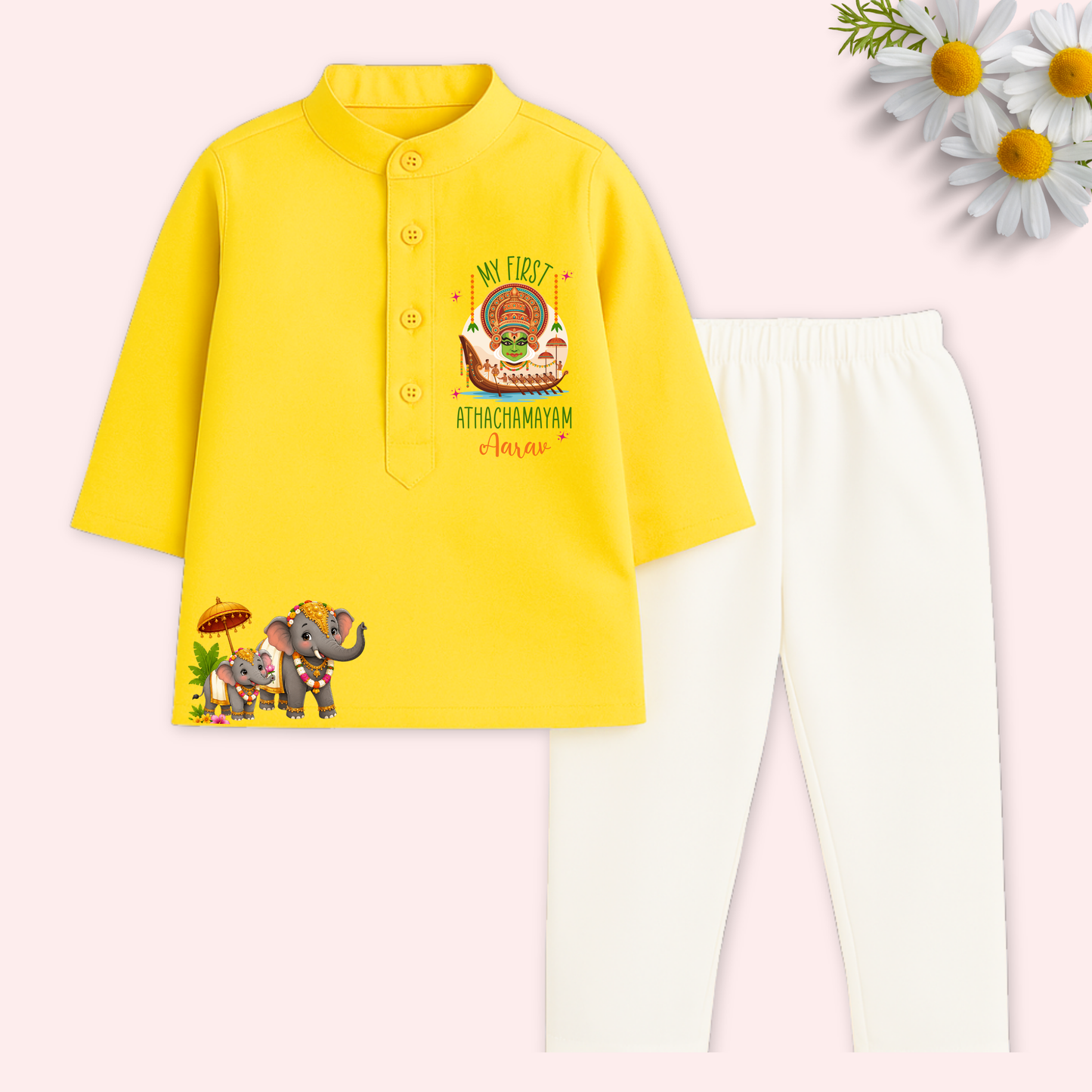 My First Athachamayam Kurta set