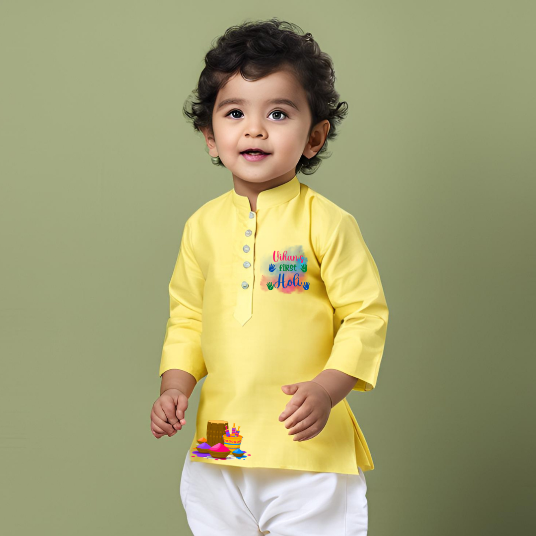 First Holi (Kurta set)