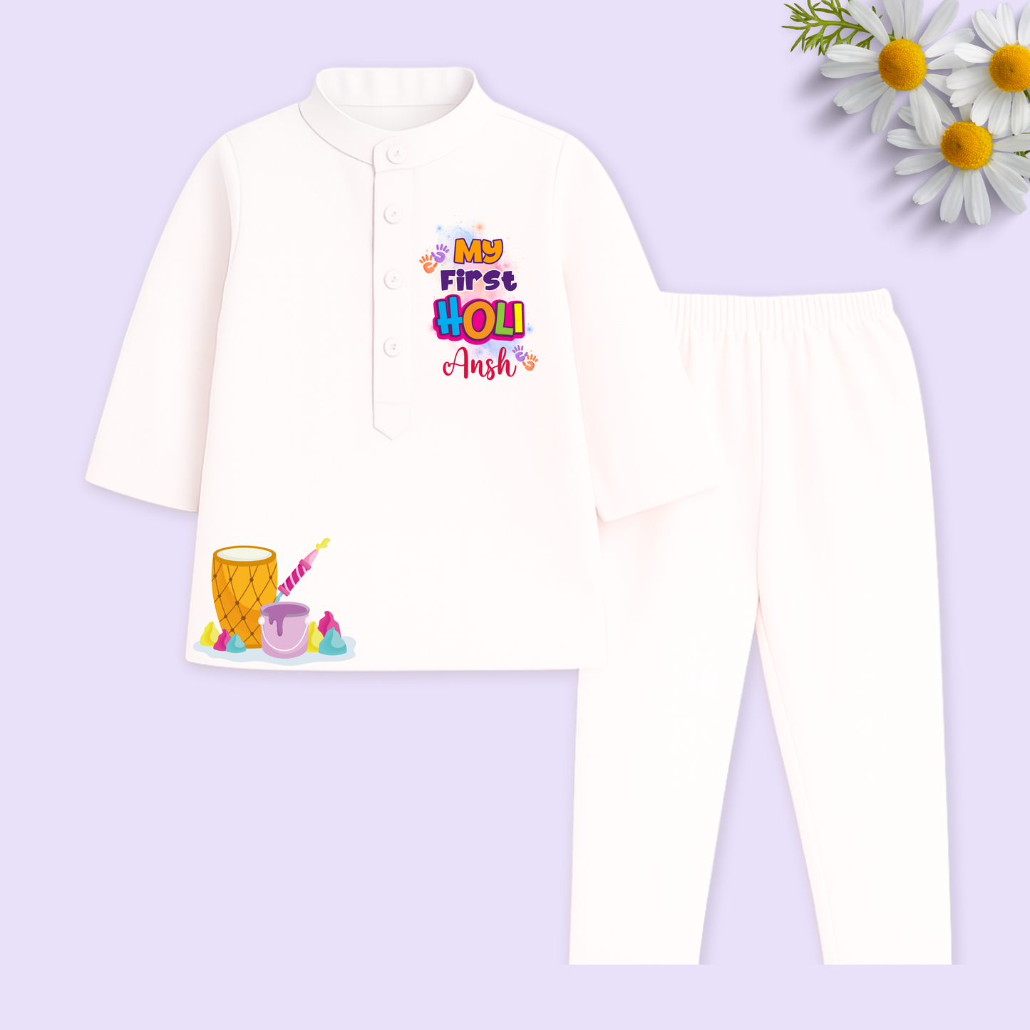 My first Holi Kurta set