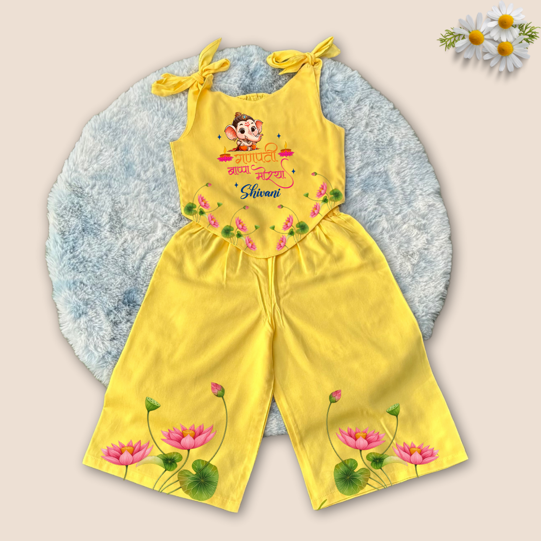 Ganpati Bappa Mourya- Co-ord Set