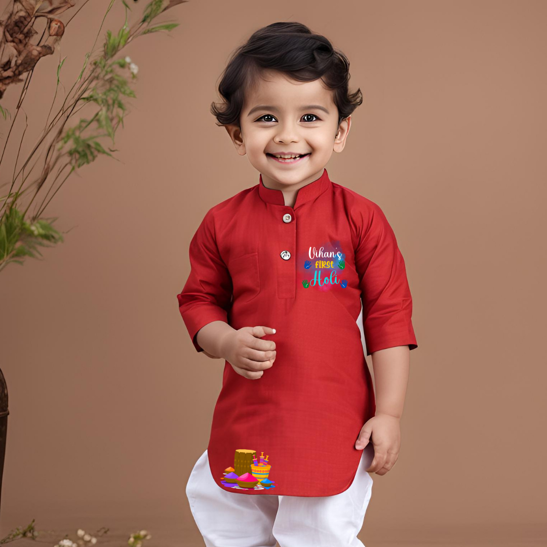 First Holi (Kurta set)