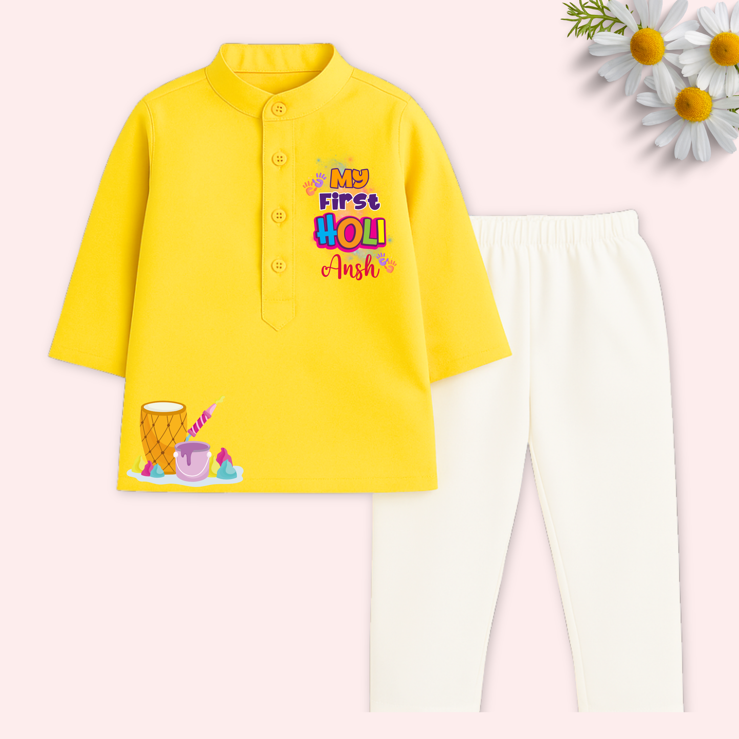 My first Holi Kurta set