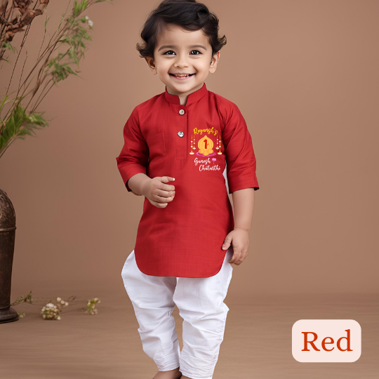 1st Ganesh Chaturthi Kurta Set