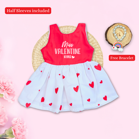 Miss Valentine Baby Frock