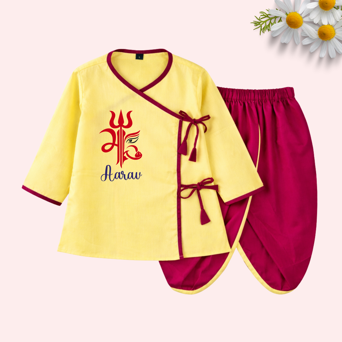 Maa Durga Dhoti kurta set