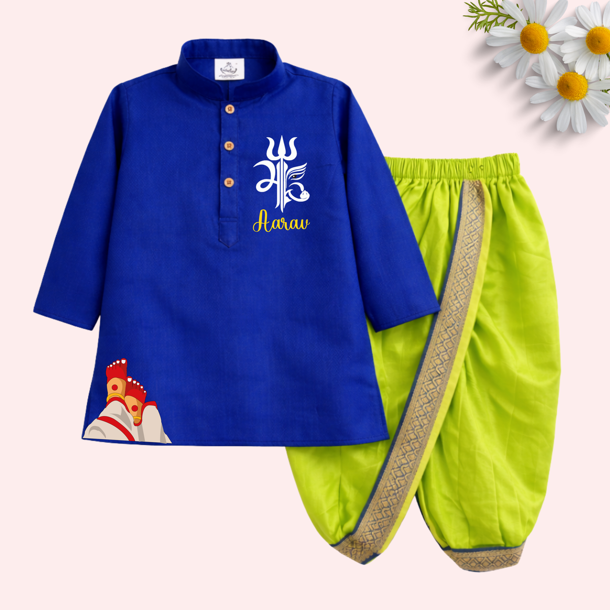 Maa Durga Dhoti kurta set
