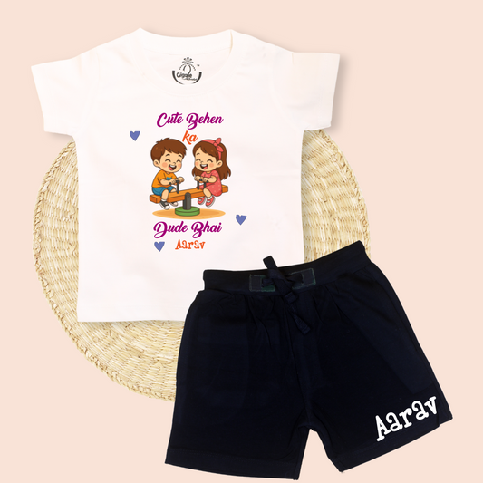 Cute behen ka Dude bhai (Set)