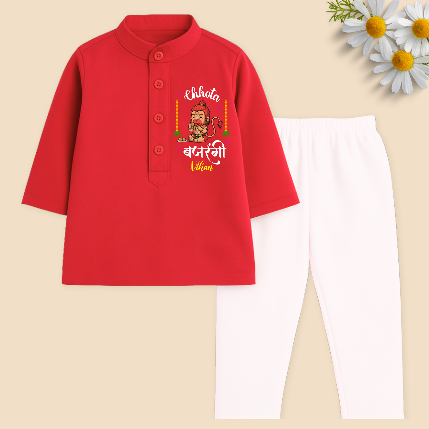 Chhota Bajrangi Kurta set