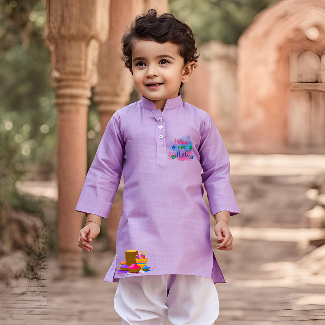 First Holi (Kurta set)