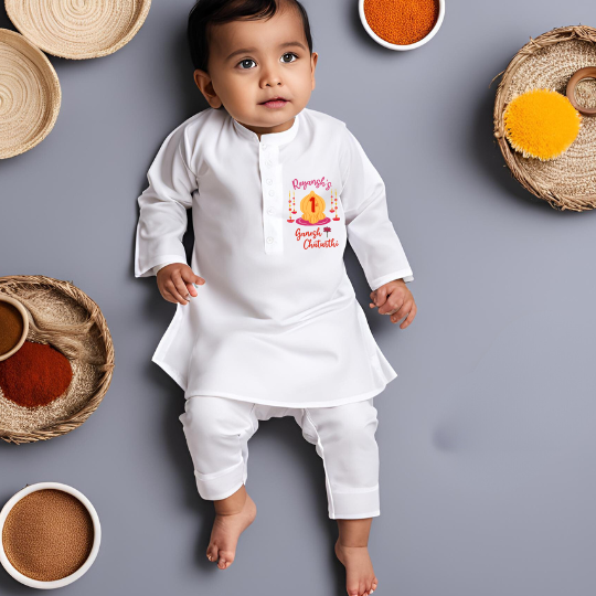 1st Ganesh Chaturthi Kurta Set