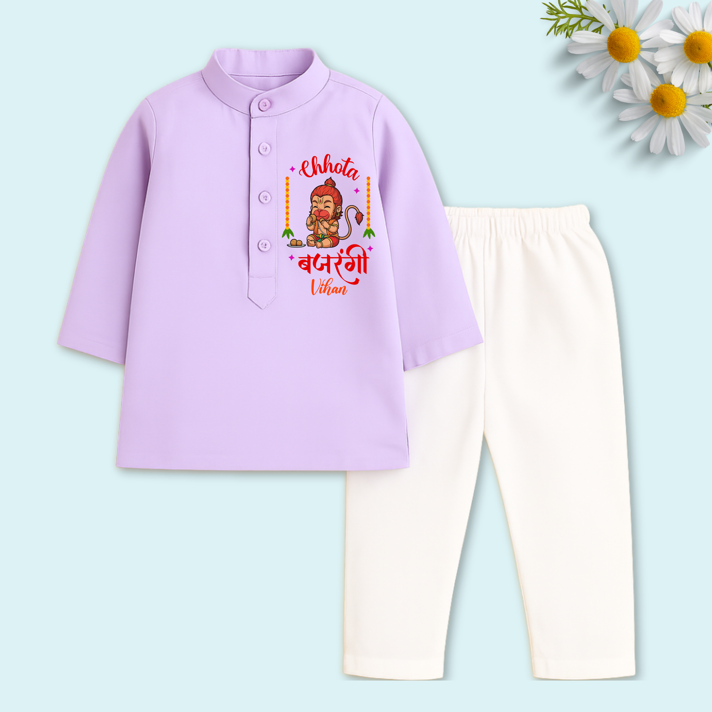 Chhota Bajrangi Kurta set