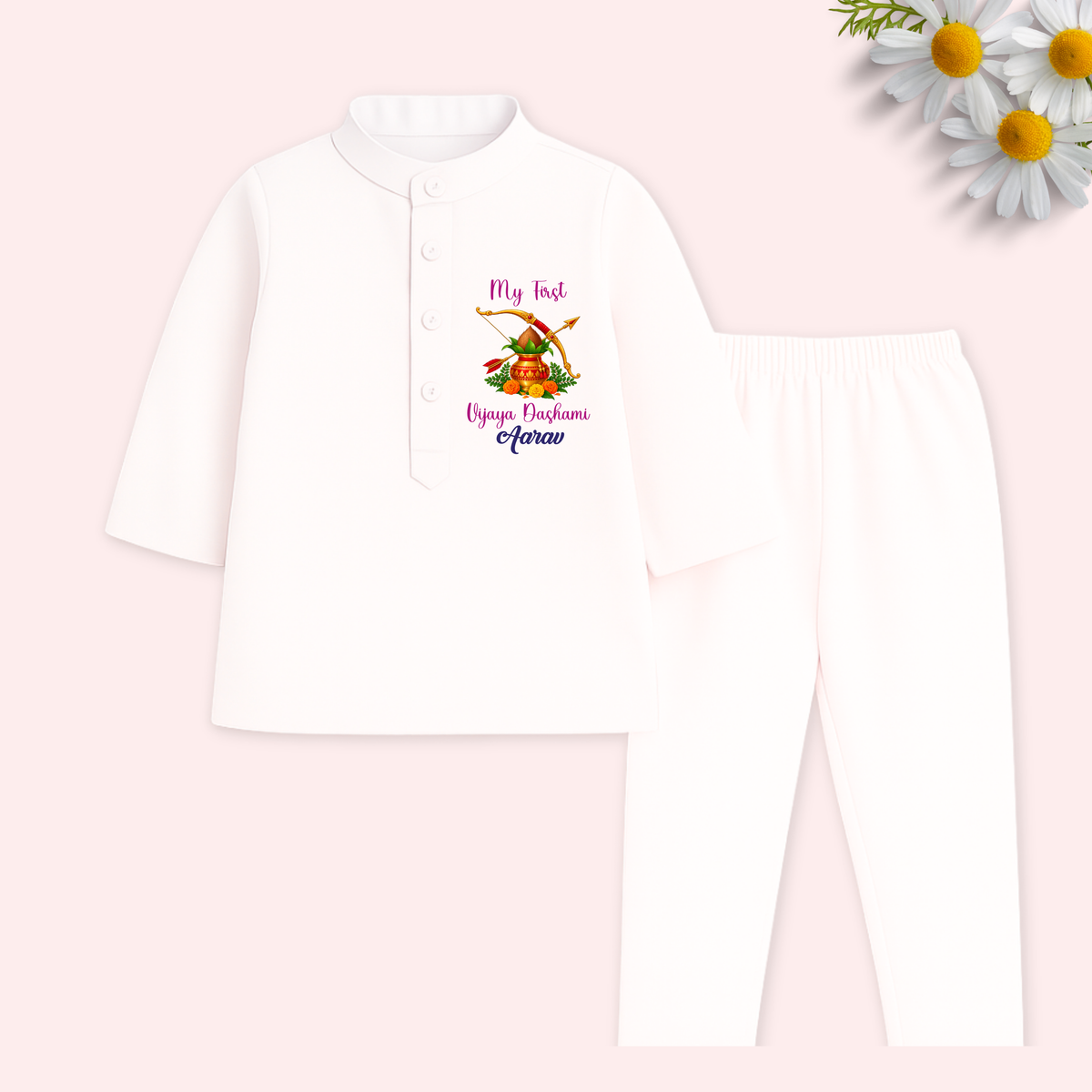 My First Vijaya Dashami kurta set