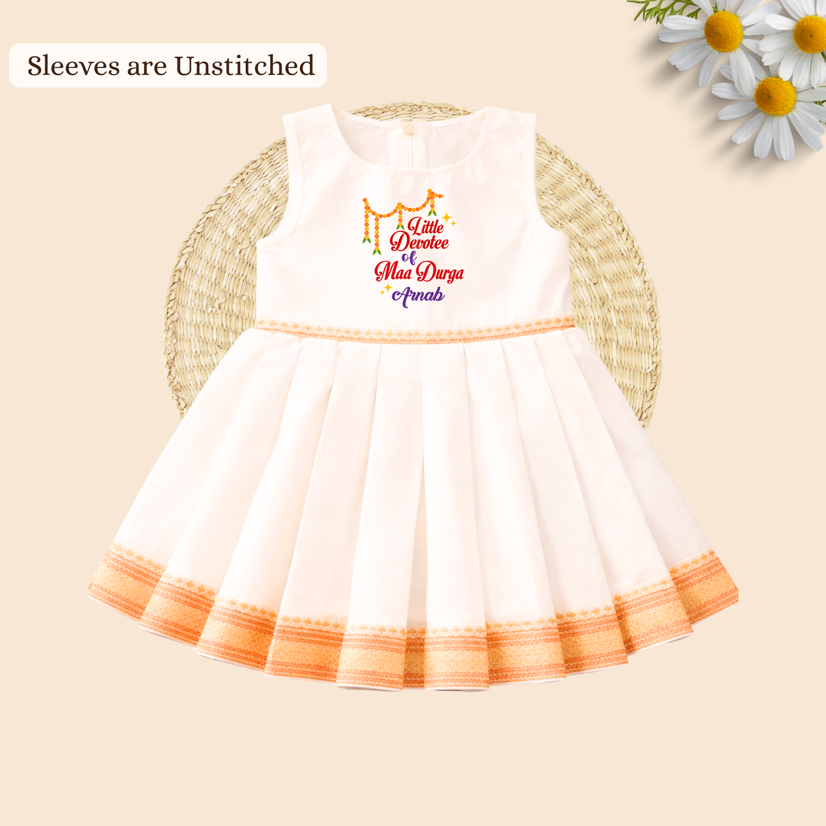 Little Devotee Of Maa Durga