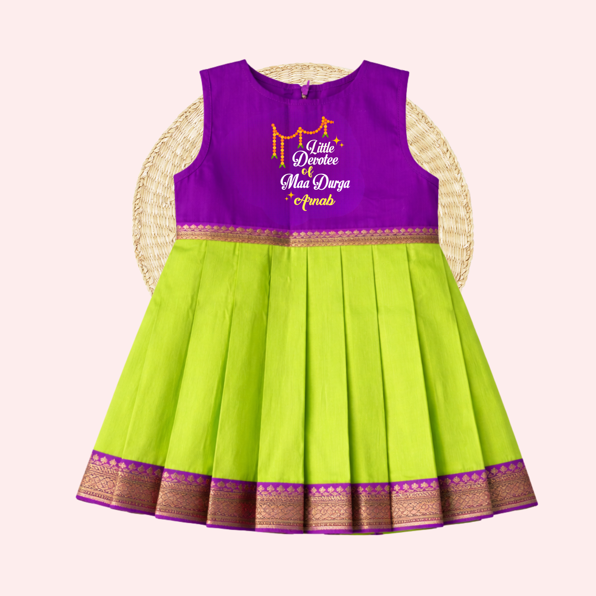 Little Devotee Of Maa Durga