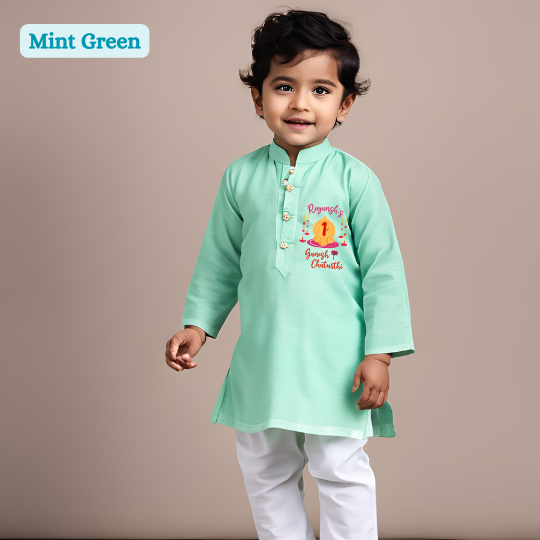 1st Ganesh Chaturthi Kurta Set