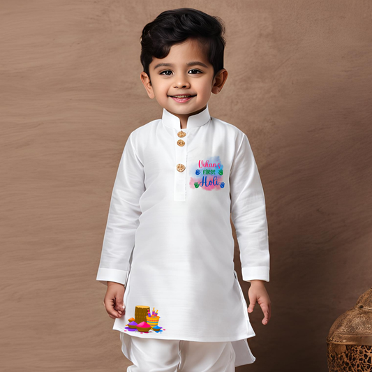 First Holi (Kurta set)