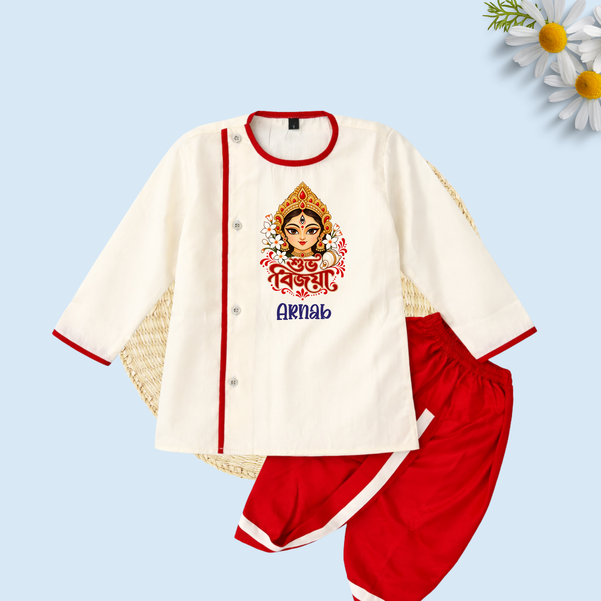 Shubho Vijaya Dhoti kurta set