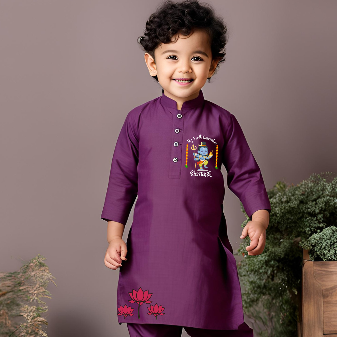 My First Shivratri (Kurta set)