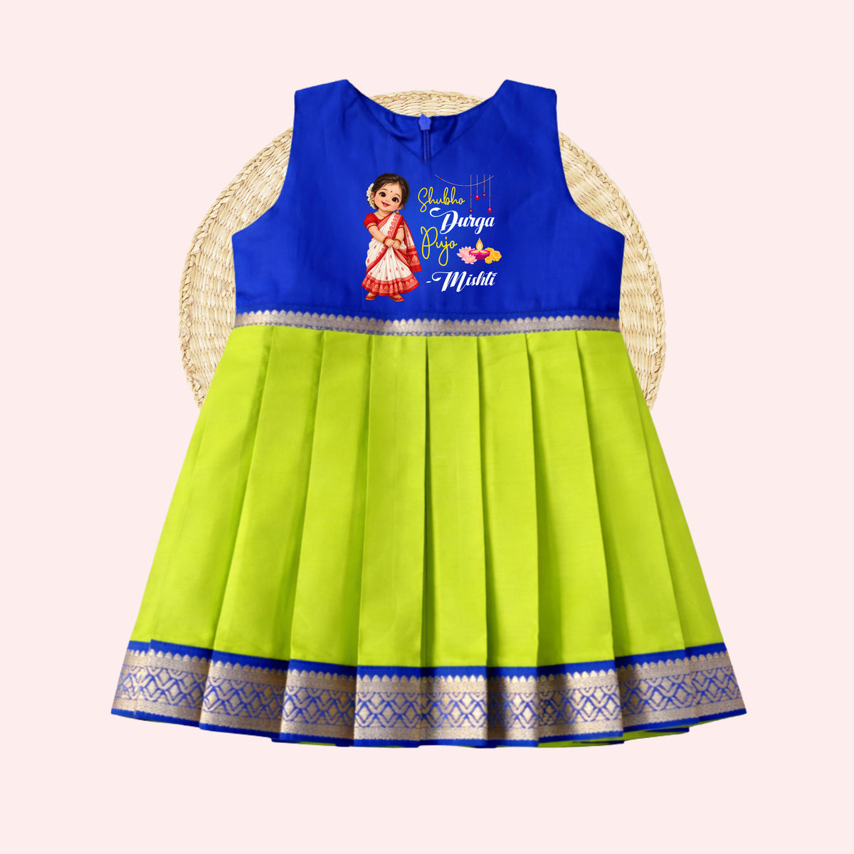 Shubho Durga Pujo Frock
