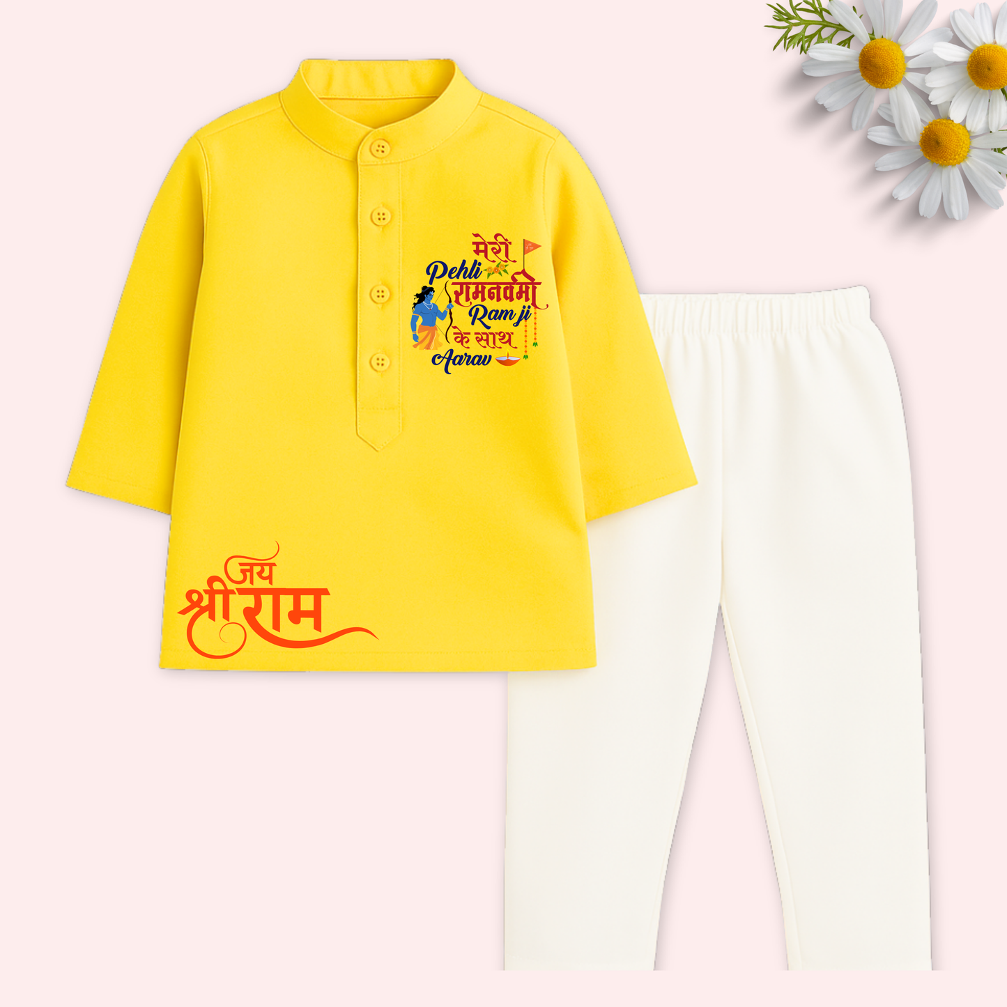 Meri Pehli Ramnavmi Ramji ke saath Kurta set