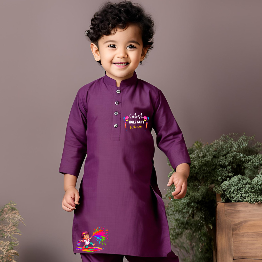 Cutest Gun (Kurta set)