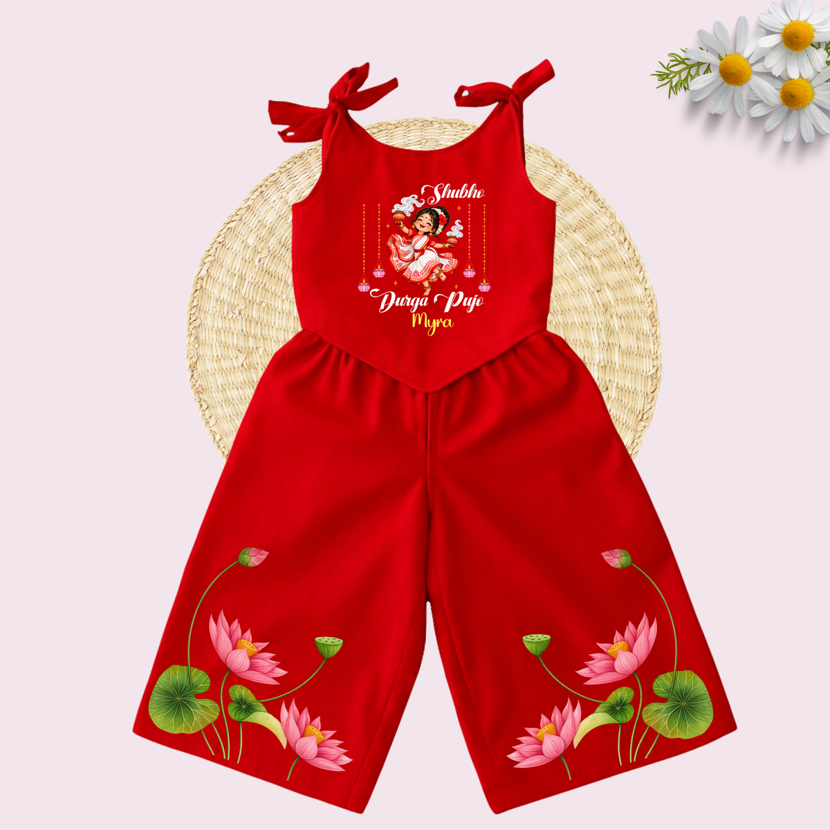 Shubho Durga Pujo co-ord set