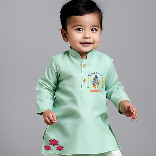 My first shivratri (Kurta set)