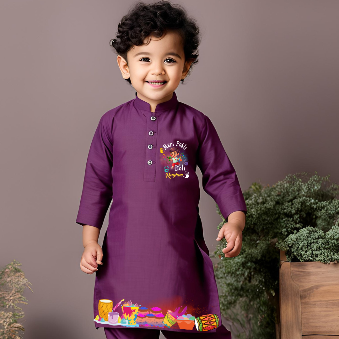 Meri pehli holi (Kurta set)