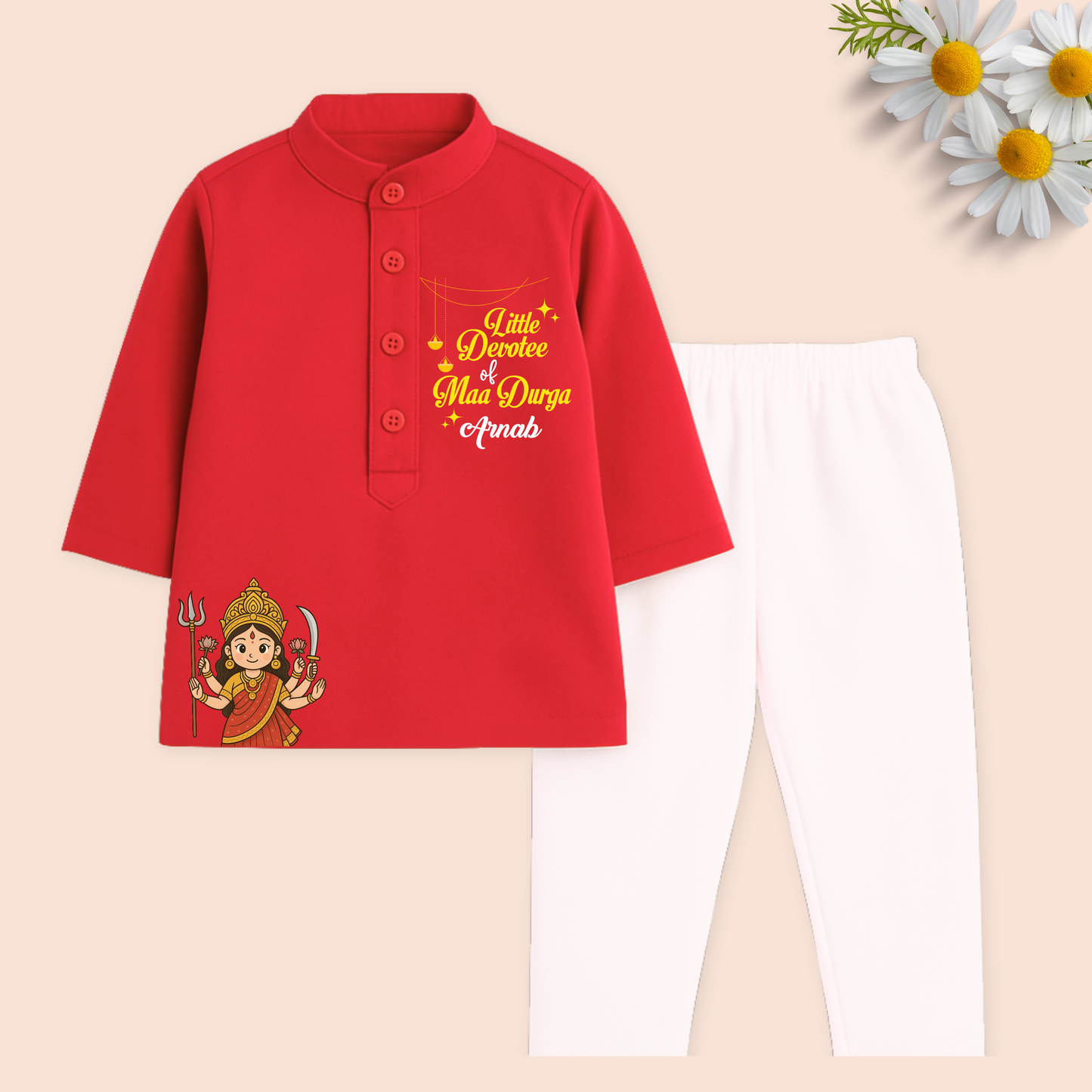 Little Devotee of Maa Durga