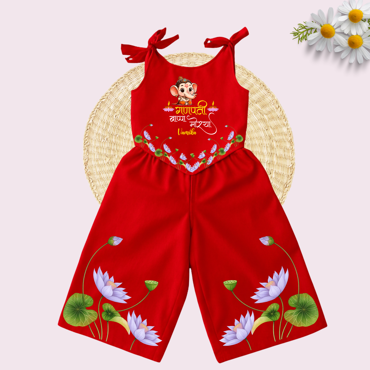Ganpati Bappa Mourya Co-ord Set