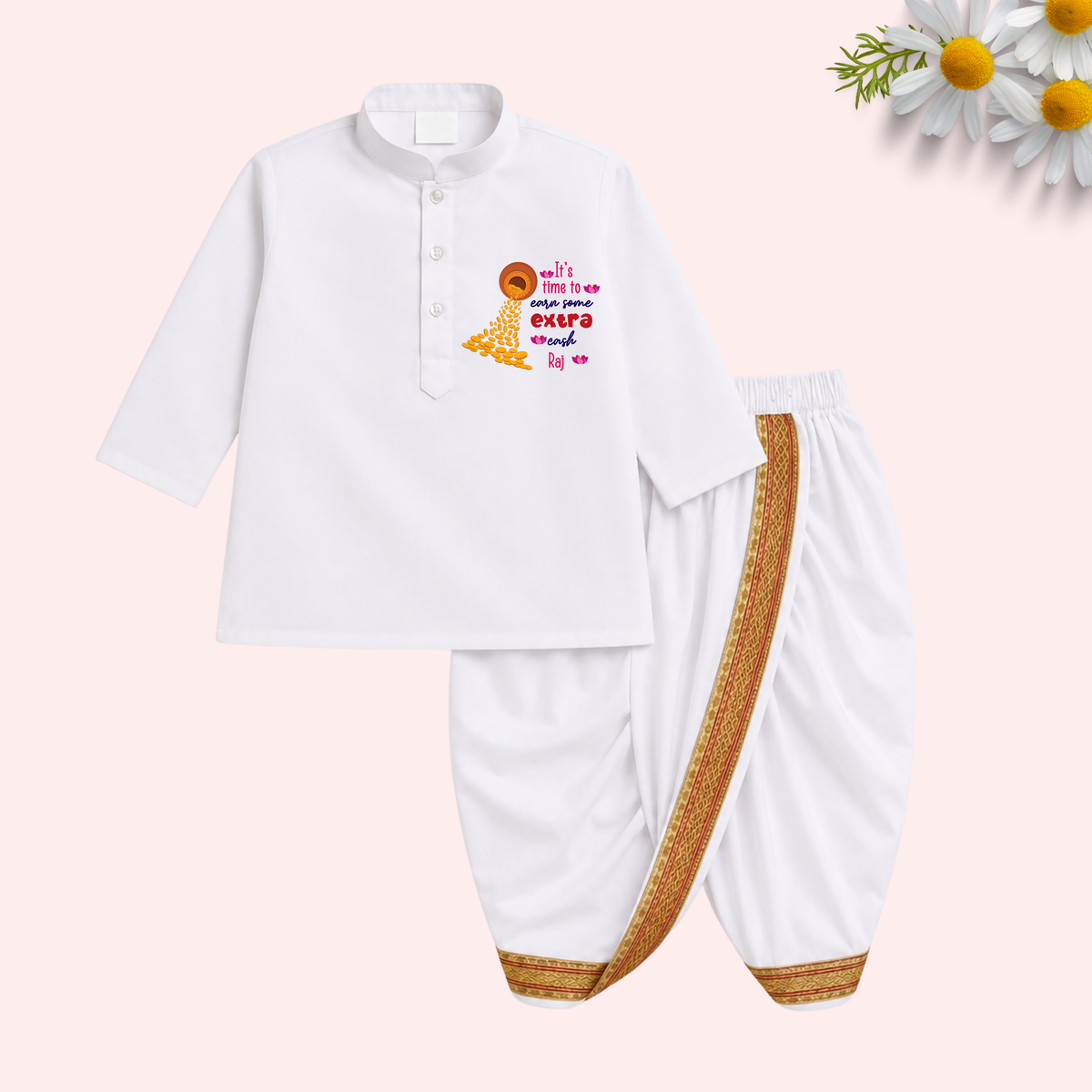 It's Time To Earn Some Extra Cash Dhoti kurta