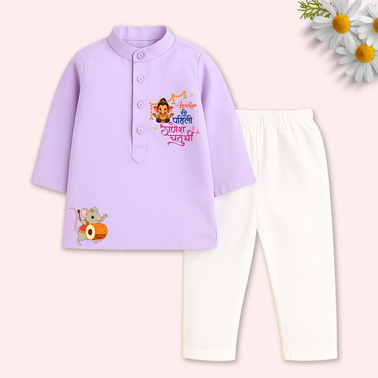 Pahili Ganesh Chaturthi Kurta set