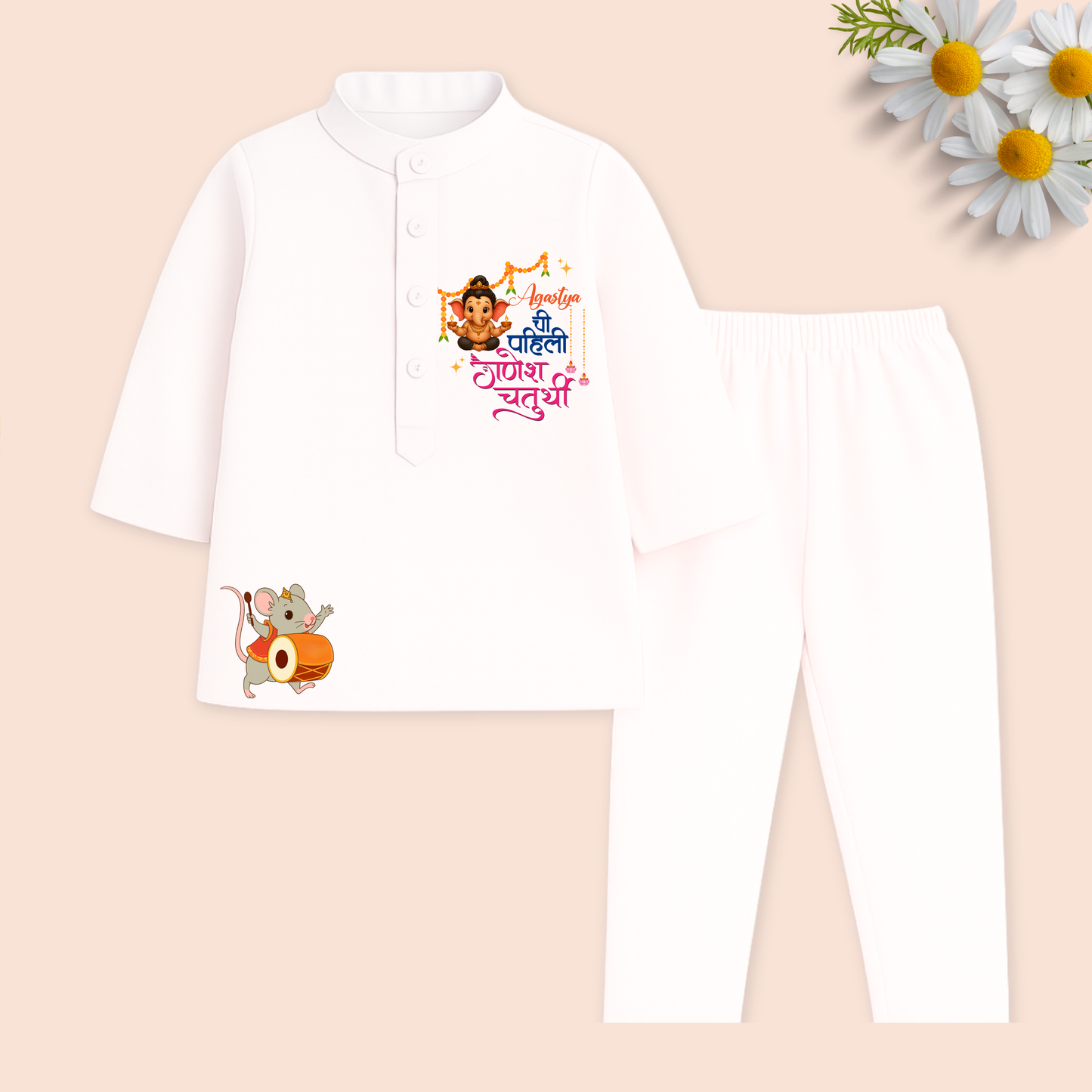 Pahili Ganesh Chaturthi Kurta set