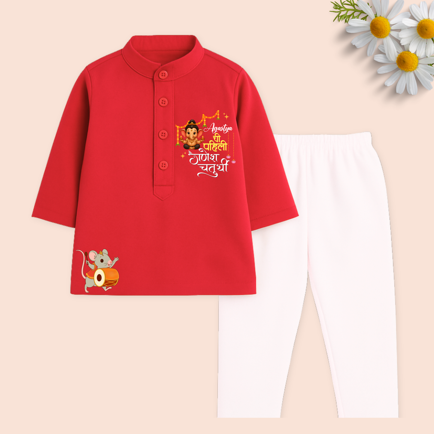 Pahili Ganesh Chaturthi Kurta set