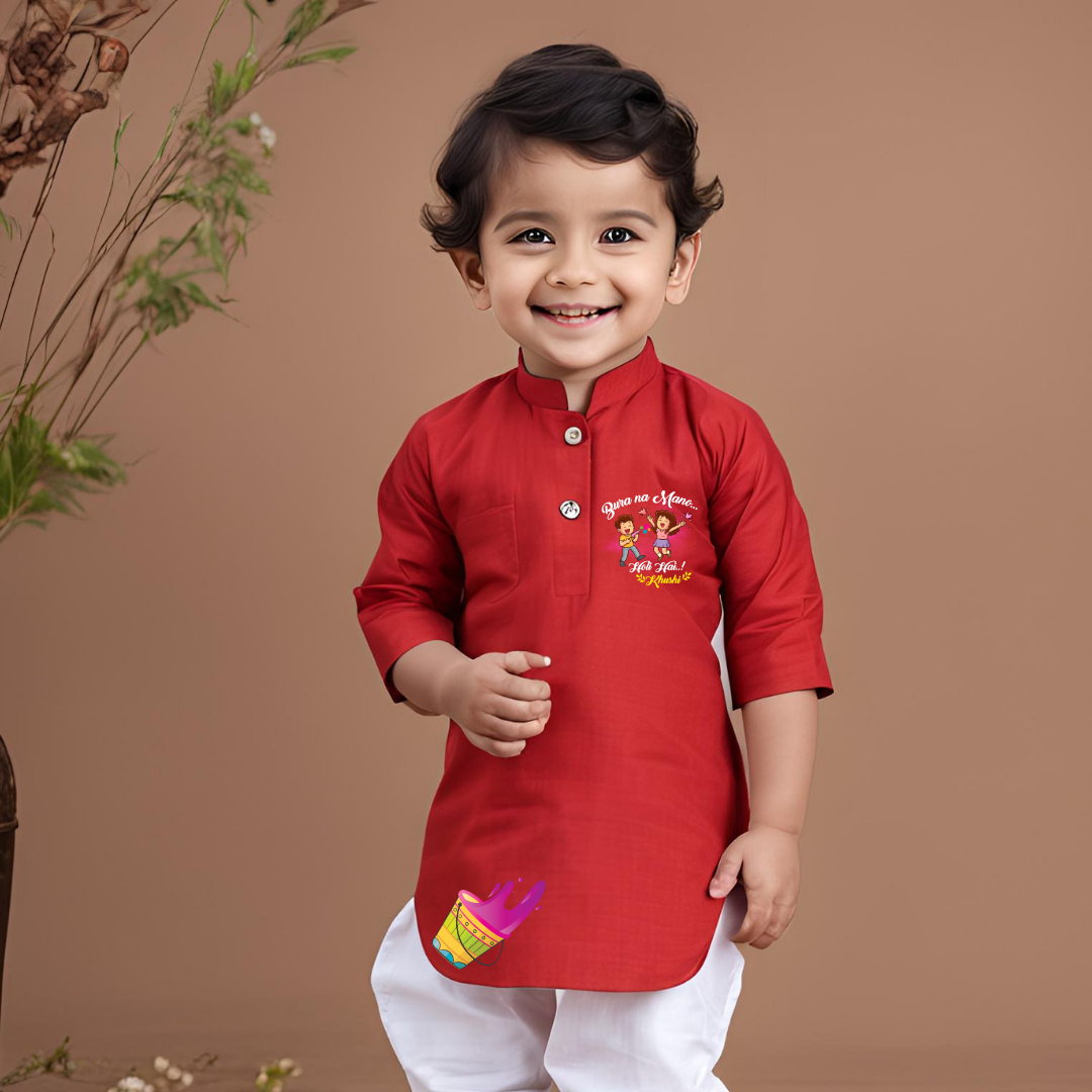 Bura na mano Holi hai (Kurta set)