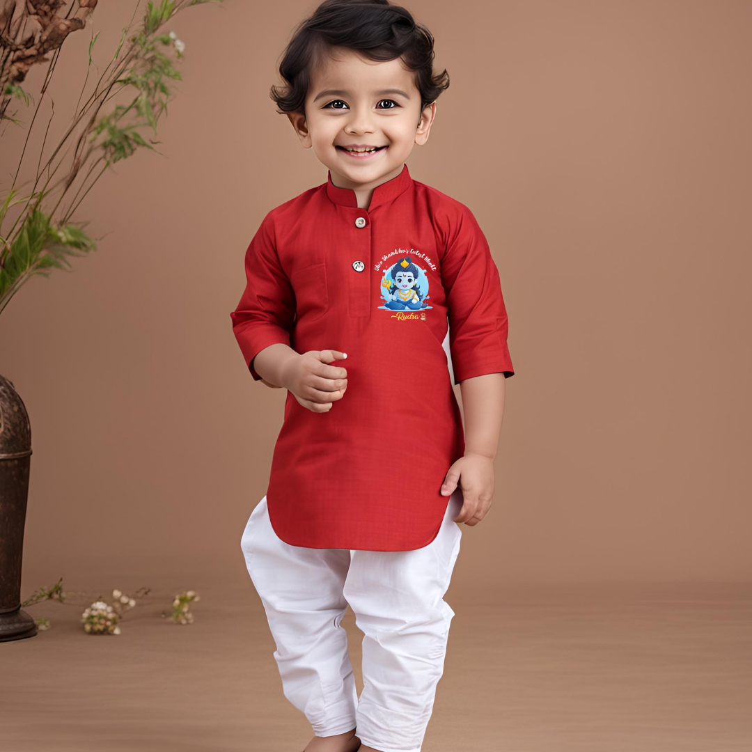 Shiv Shambhu's Cutest Bhakt (Kurta set)