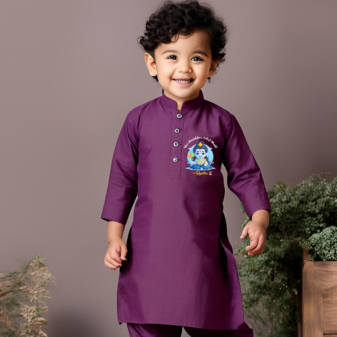 Shiv Shambhu's Cutest Bhakt (Kurta set)