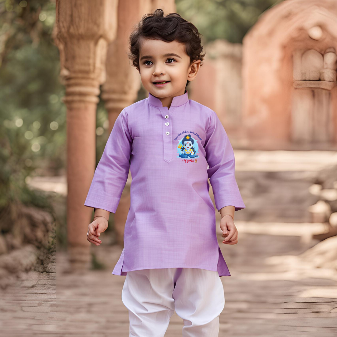 Shiv Shambhu's Cutest Bhakt (Kurta set)