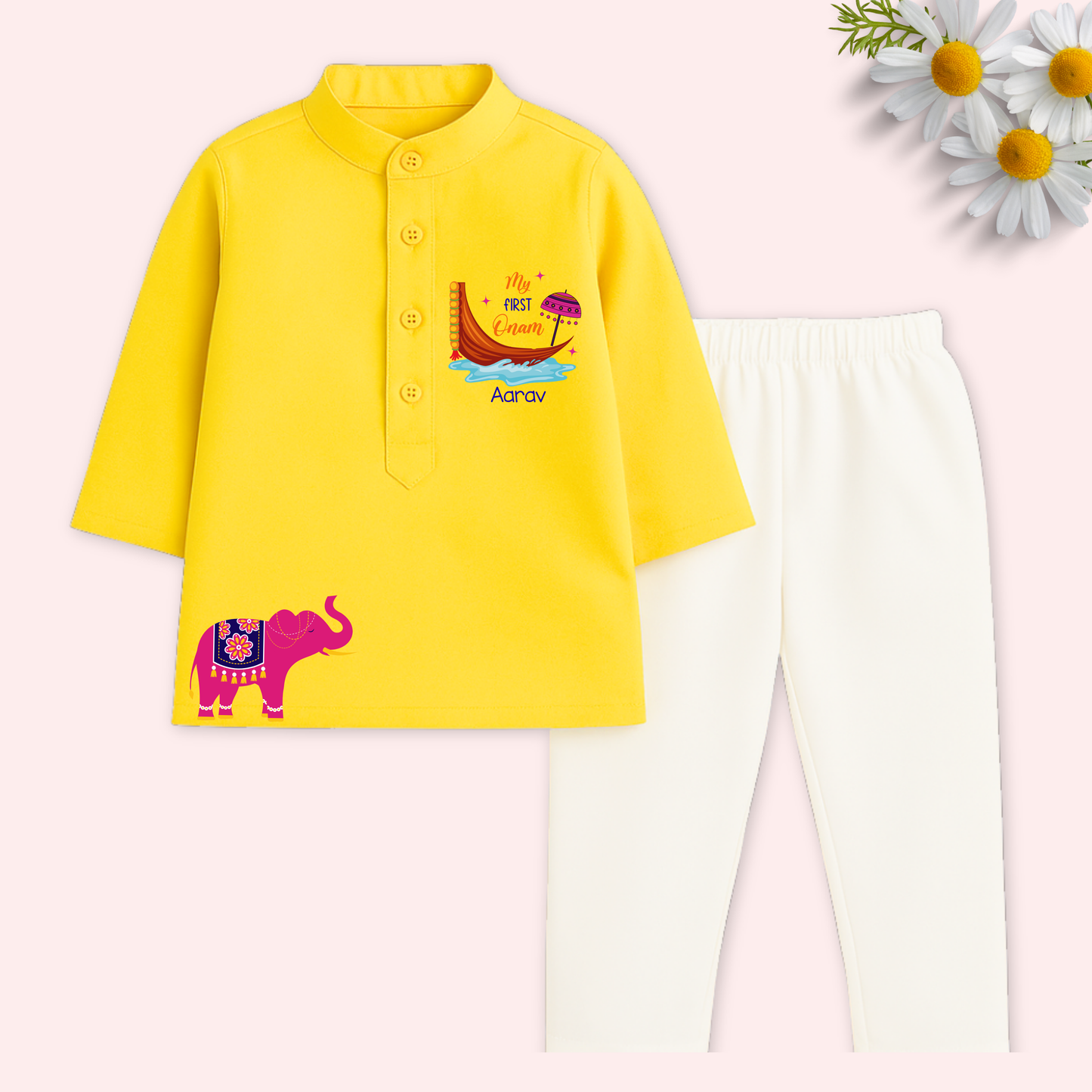 My First Onam Kurta set