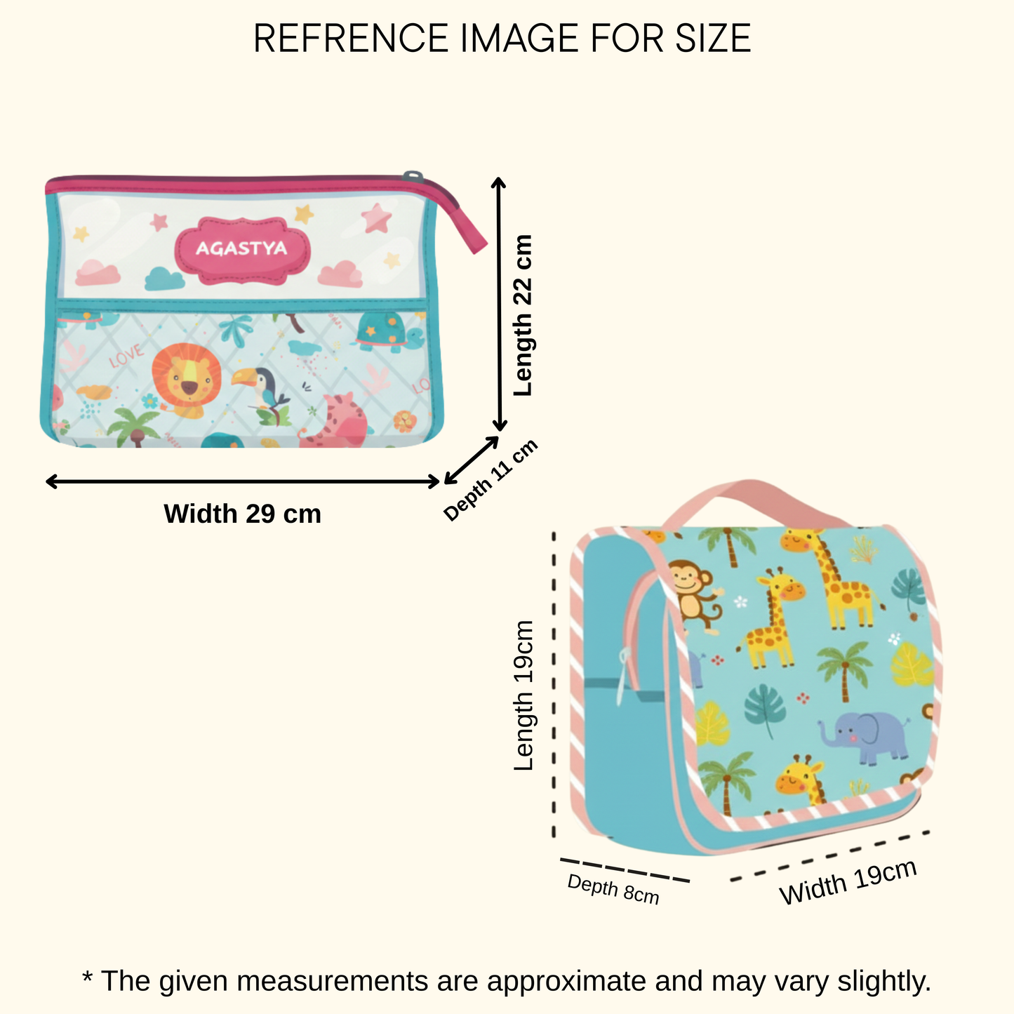 Personalised Giant Travel Bag Combo