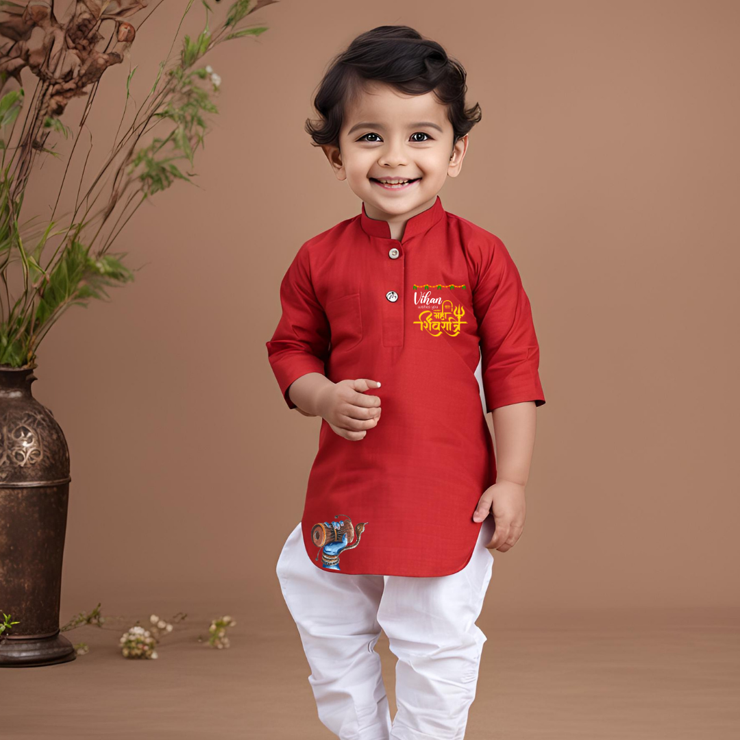 Wishes you Mahashivratri (Kurta set)