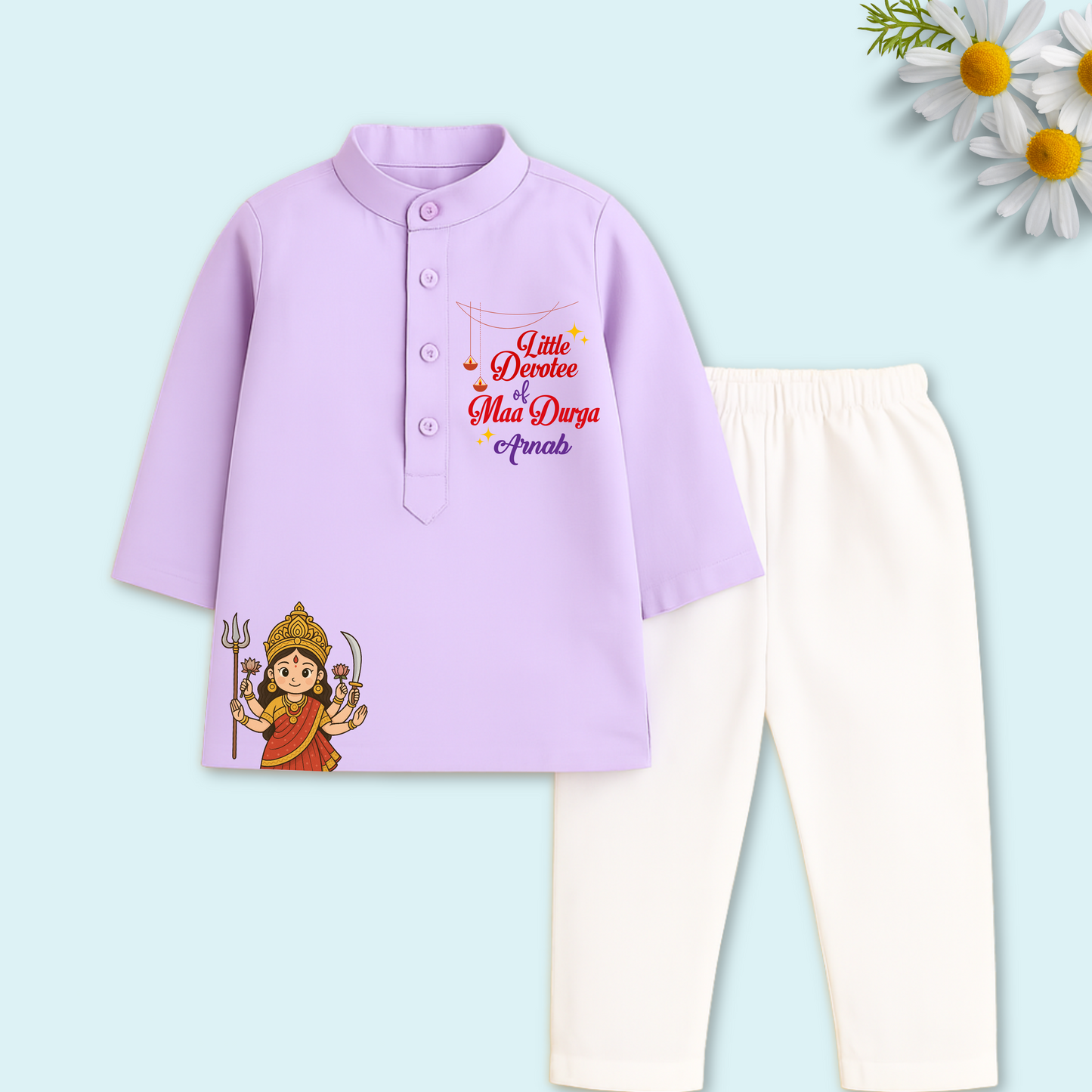 Little Devotee of Maa Durga