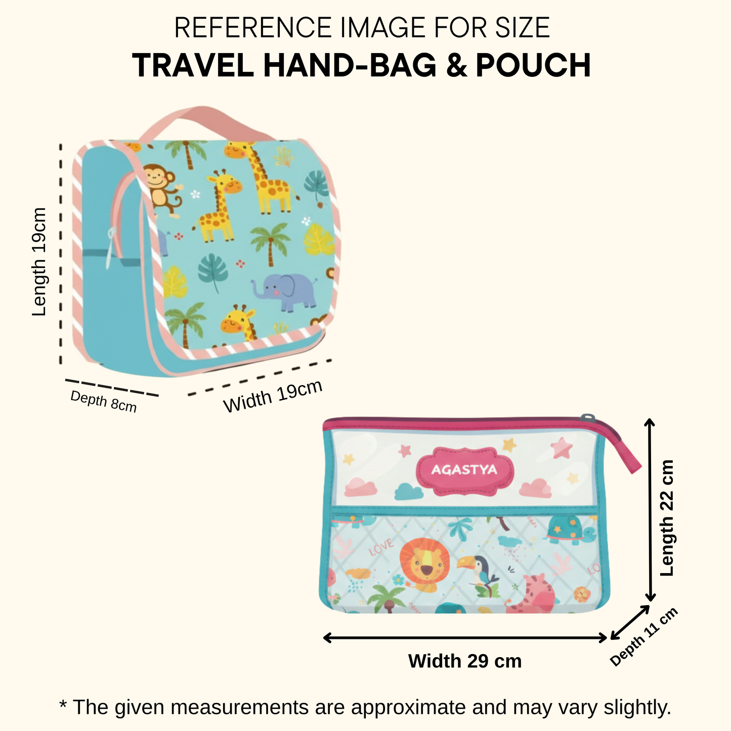 Personalised Super Travel Bag Combo