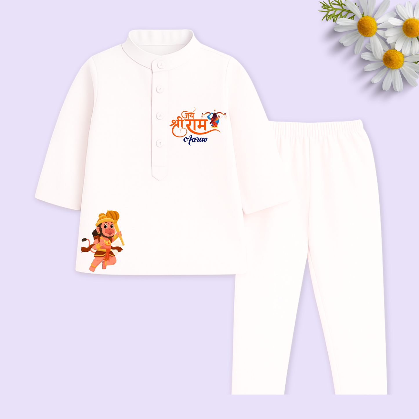 Jay Shree Ram Kurta set