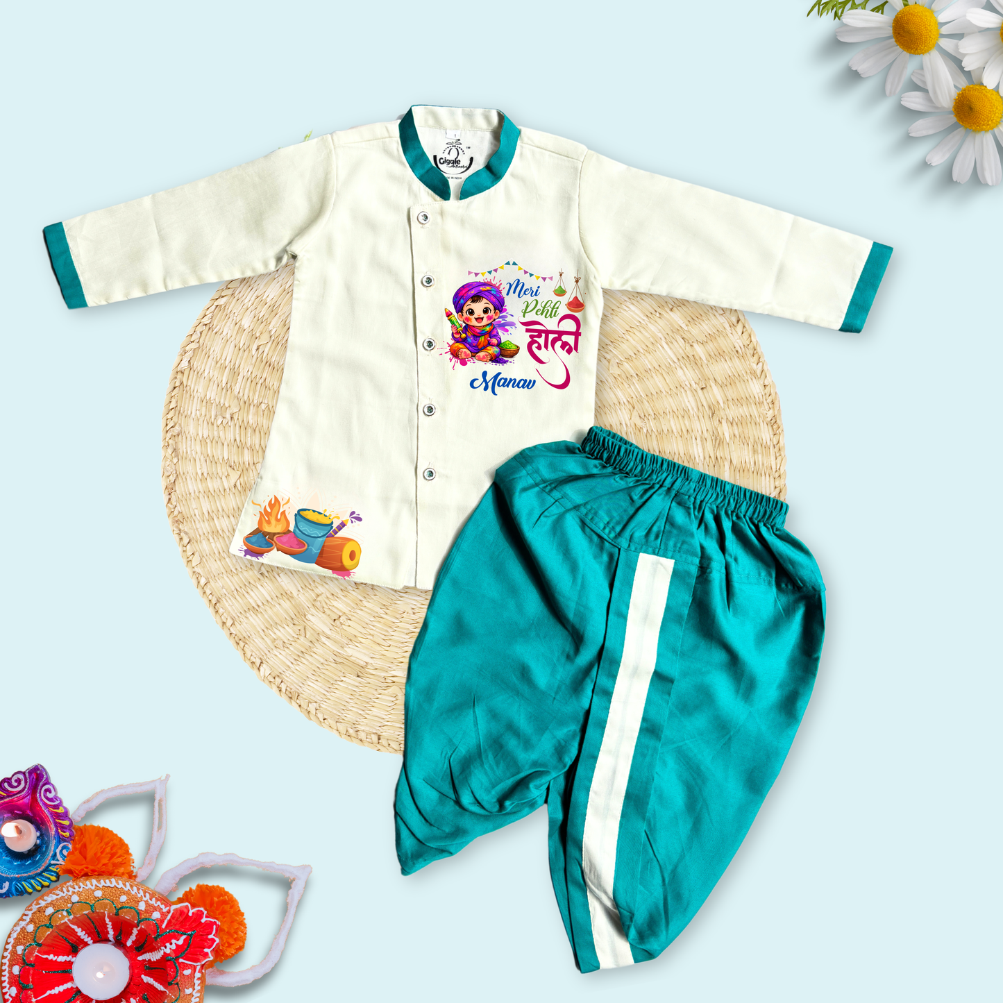 Meri Pehli Holi Dhoti Kurta